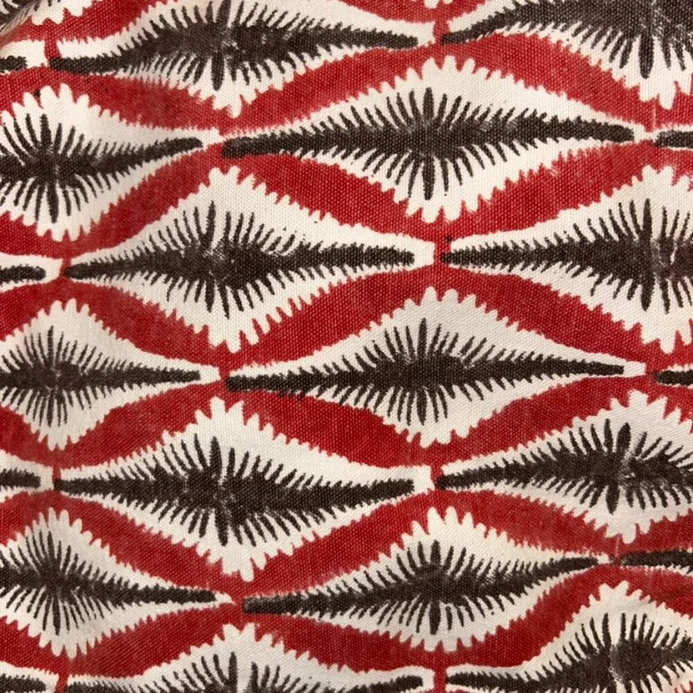 roberta Roller Rabbit Summer to Fall dostressed red brown IKAT 2 pillow cases